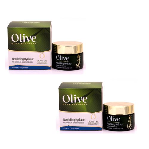זוג קרמי לחות לעור רגיל מעורב Olive בנפח 50 מ"ל ליחידה