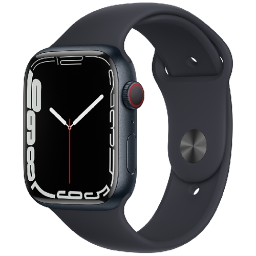 שעון חכם Apple Watch Series 7 GPS + CELL 45mm שחור