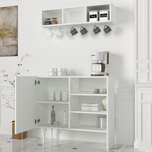 שידה מעוצבת רב תכליתית עם כוורת דגם לוויטה DE7458