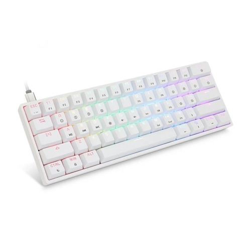 מקלדת מכאנית Skyloong GK-61 צהוב-לבן