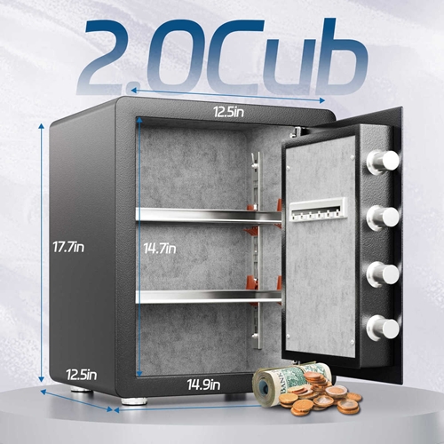 כספת דגם F04 ביומטרית SAFE ZONE