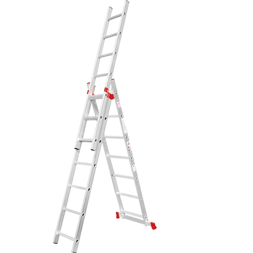 סולם ג' מקצועי שחיל תקני 10X3 דגם KRAUSS KR-0340