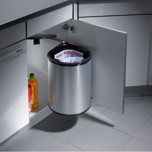 פח אשפה תלוי לדלת בנפח 20 ליטר - Hailo