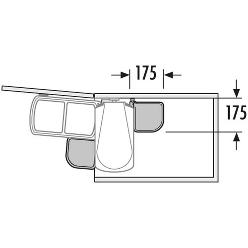פח אשפה למטבח