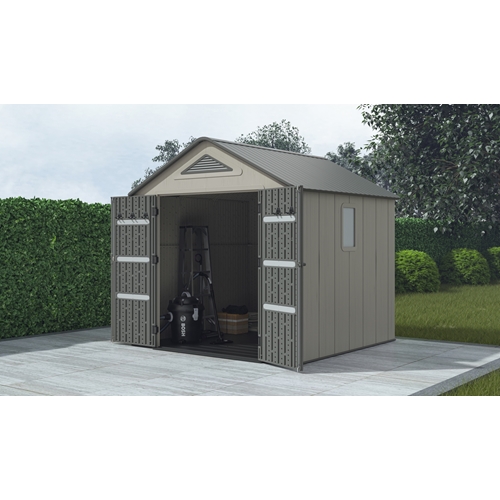 מחסן פלסטיק PLATO B כולל רצפה חזקה Garden Top