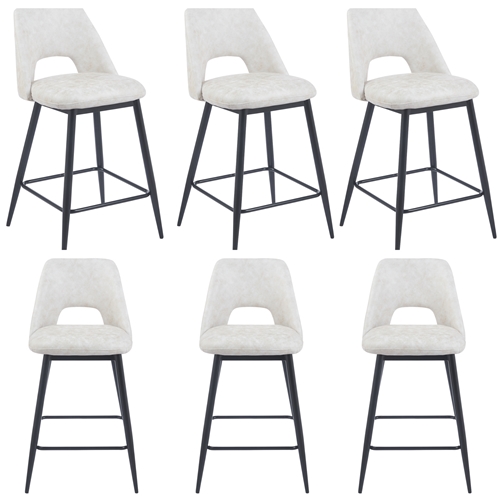 סט 6 כיסאות בר דגם ליאו בר LEONARDO