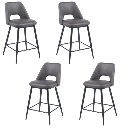 סט 4 כיסאות בר דגם ליאו בר LEONARDO