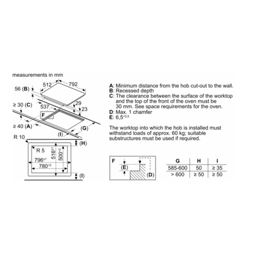 כיריים אינדוקציה 80 ס"מ סימנס Siemens EX801LYC1E