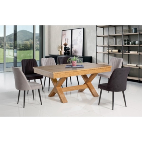 שולחן פינת אוכל מלבני נפתח דגם ברוקלין LEONARDO