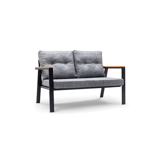 מערכת ישיבה 3 חלקים לגינה/מרפסת שחר LEONARDO