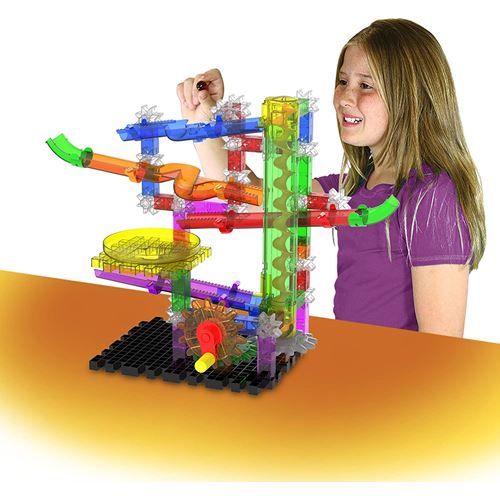 Marble Mania Zoomerang מבוך גולות להרכבה 80 חלקים ומעלי...Marble