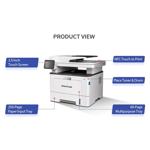 מדפסת לייזר משולבת דגם PANTUM BM5100FDW