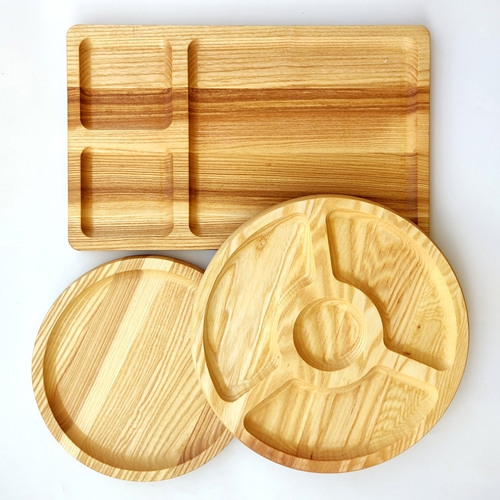 מארז כלי הגשה מיוחדים מעץ מלא