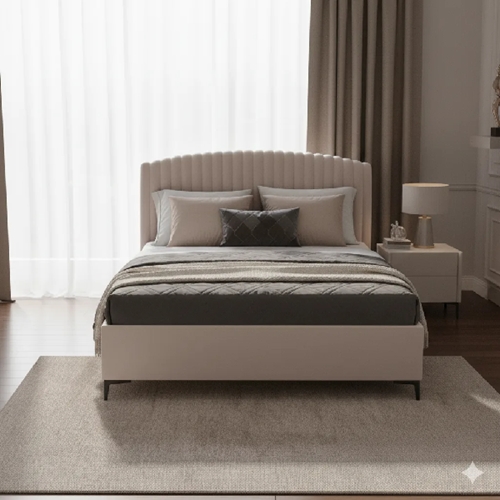 מיטה זוגית 200*160 דגם זואי בגוון אבן HOME DECOR