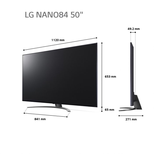 מסך "50 LG NanoCell UHD 4K 50NANO846QA