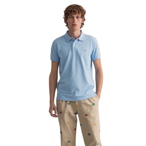 חולצת פולו Gant לגברים דגם The Original Pique SS Rugger