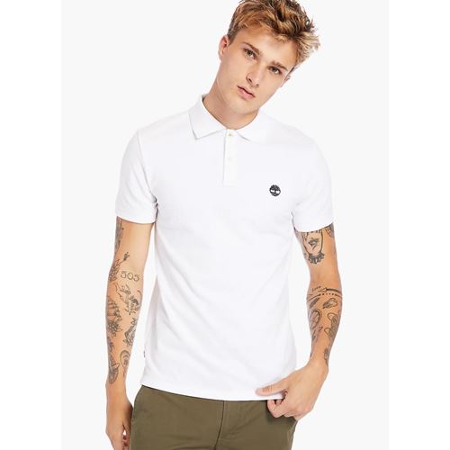 חולצת פולו Timberland  שרוול קצר לגברים דגם Mr Jacquard