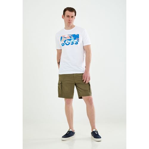 טי שירט HUGO BOSS לגברים דגם COTTON-JERSEY LOGO