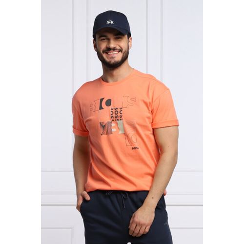 טי שירט HUGO BOSS לגברים דגם COTTON-JERSEY LOGO