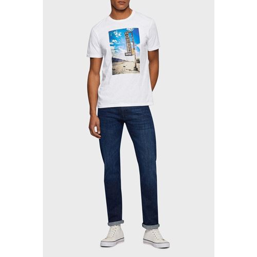 טי שירט HUGO BOSS לגברים דגם COTTON-JERSEY REGULAR-FIT