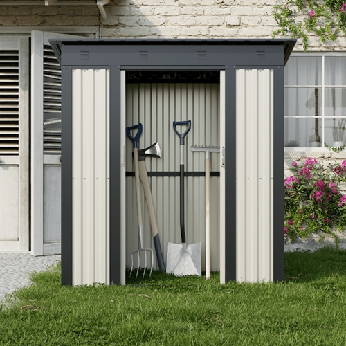 מחסן מתכת דגם SA1 מידה Garden Top 1.80X0.92