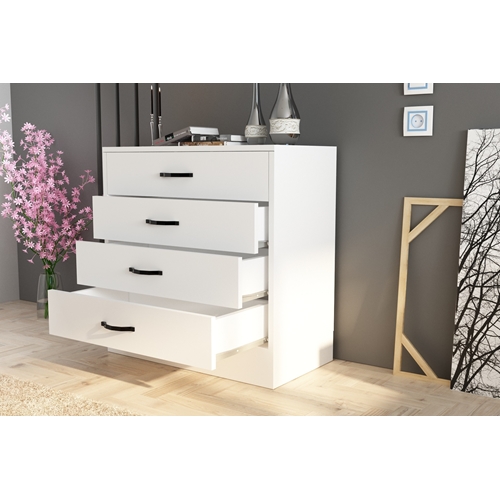 שידת אחסון בעלת 4 מגירות ברוחב 86 ס"מ TUDO DESIGN