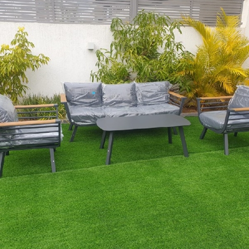 מערכת ישיבה תלת דגם מרסלה אפור כהה מבית H.KLEIN