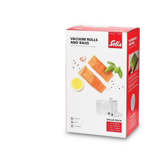 מארז שקיות וגלילי ואקום סוליס SOLIS