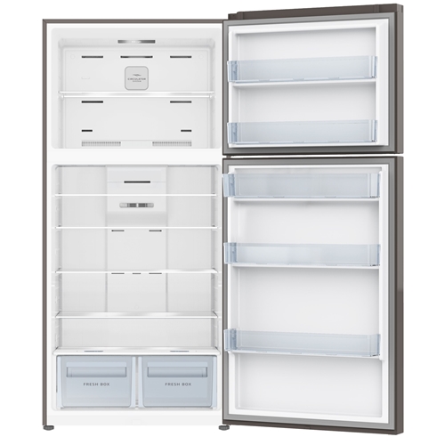 מקרר 2 דלתות מקפיא עליון 536 ליטר LUXOR NF615INOX