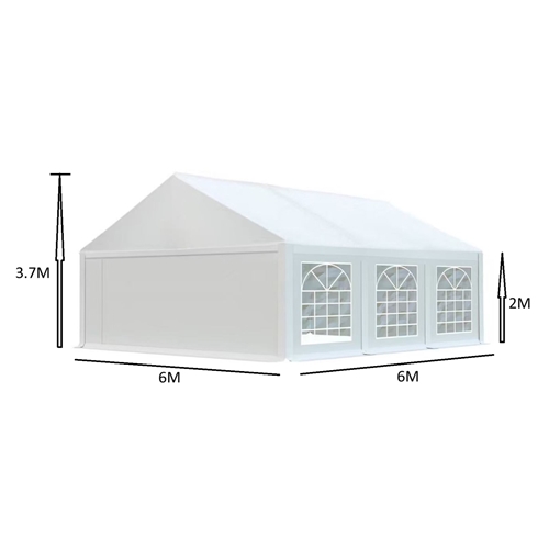 אוהל לאירועים פרימיום מידות 6*6 מבית PRO-TENT