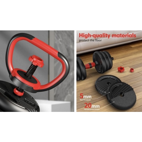 סט משקולות מורחב 30 ק"ג EUROLEAP