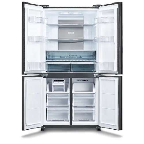 מקרר 4 דלתות מקפיא תחתון 572 ליטר SHARP SJ-8960BK