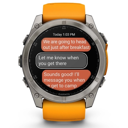 שעון ספורט חכם Fenix 8 AMOLED גרמין GARMIN טיטניום