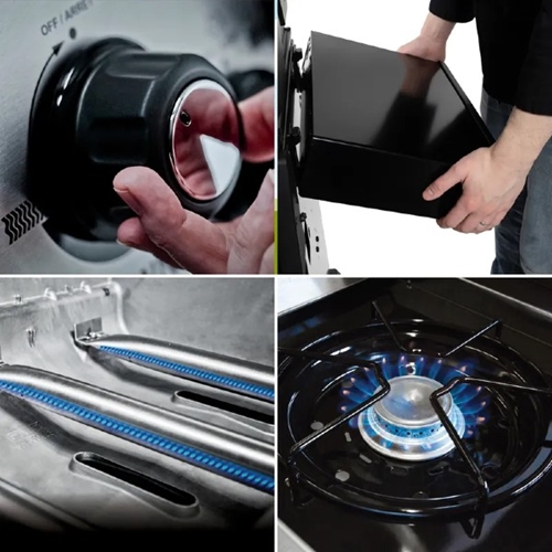 גריל גז 4 מבערים עם כירת צד Broil King Crown 440