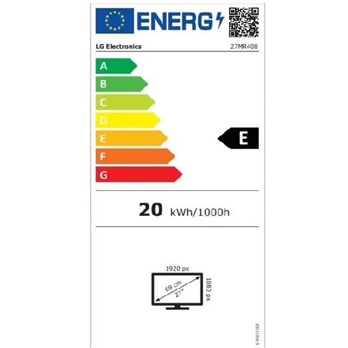 מסך מחשב "27 דגם LG 27MR400-B
