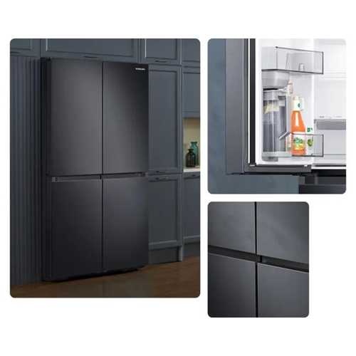 מקרר 4 דלתות 649 ליטר דגם SAMSUNG RF59C701EB1