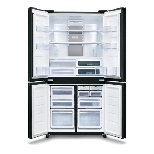 קרר 4 דלתות מקפיא תחתון 611 ליטר SHARP SJ9260BK