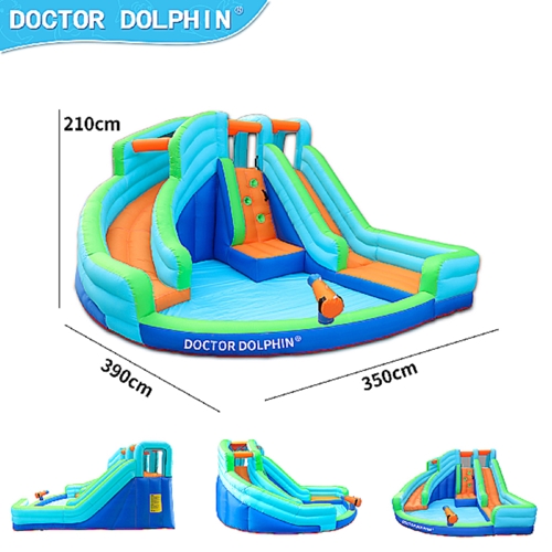 מתנפח בריכה ענק + 2 מגלשות Doctor Dolphin DD-73002