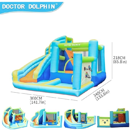 מתקן קפיצה מתנפח קליעה לסל 73003 Doctor Dolphin