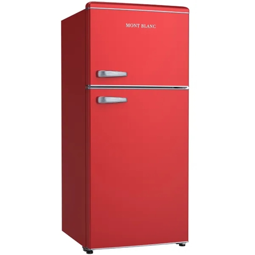 מקרר מקפיא עליון רטרו 518 ליטר MBR-640FF RED אדום