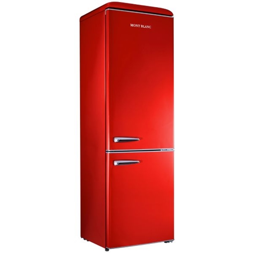 מקרר מקפיא תחתון 300 ליטר MONT BLANC MBR-410DF-RED