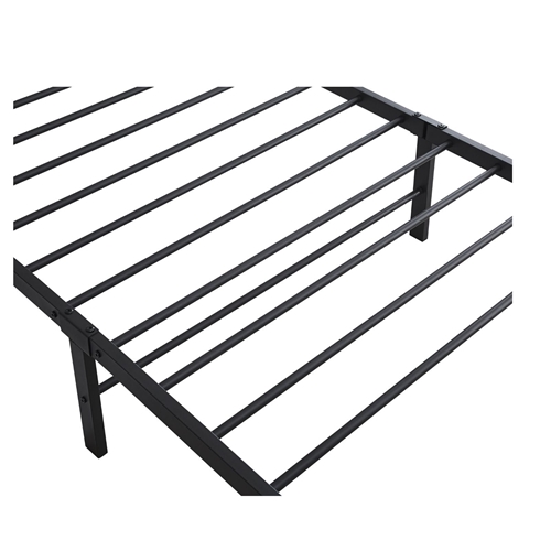 מיטת יחיד ממתכת יהלי 90X190 ס"מ שחור TUDO DESIGN