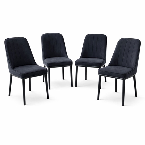 פינת אוכל עגולה +4 כיסאות ברקת מונקו Tudo Design