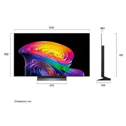 טלוויזיה חכמה "55 LG OLED55C66LA 4K OLED evo C6
