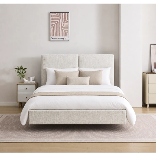 מיטה זוגית 140×190 דגם פליי בגוון שמנת HOME DECOR