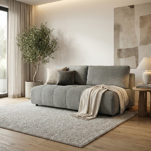 ספה נפתחת למיטה זוגית עם ארגז מצעים קרן HOME DECOR