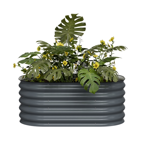 אדנית מתכת גבוהה לגידול ירקות או צמחים דגם 2N1-17