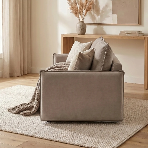 ספה מעוצבת נפתחת למיטה זוגית דרים מוקה HOME DECOR
