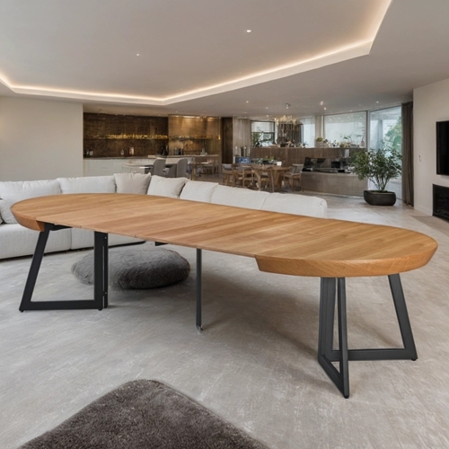 שולחן פינת אוכל עגול קוטר 1.30 מטר מדריד LEONARDO