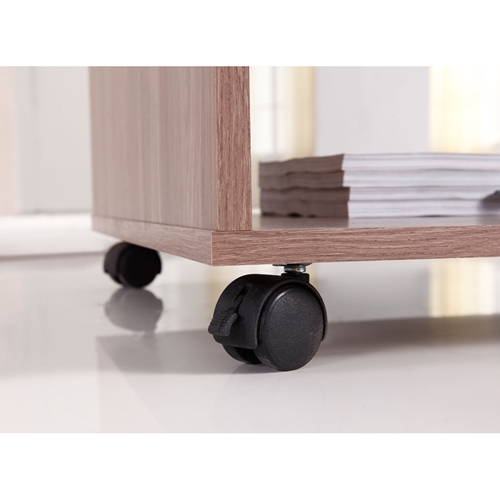 שולחן סלון על גלגלים עיצוב קלאסי קווים ישרים